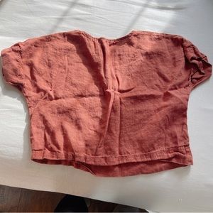 Linenfox 100% linen top shirt